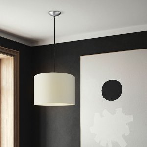 Home Sweet Home Pendelleuchte Stoff 11/11/100 cm – schwarz