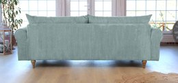 ASTRID 4-zitsbank/slaapbank Corduroy Dusty Blue afneembare en wasbare hoezen
