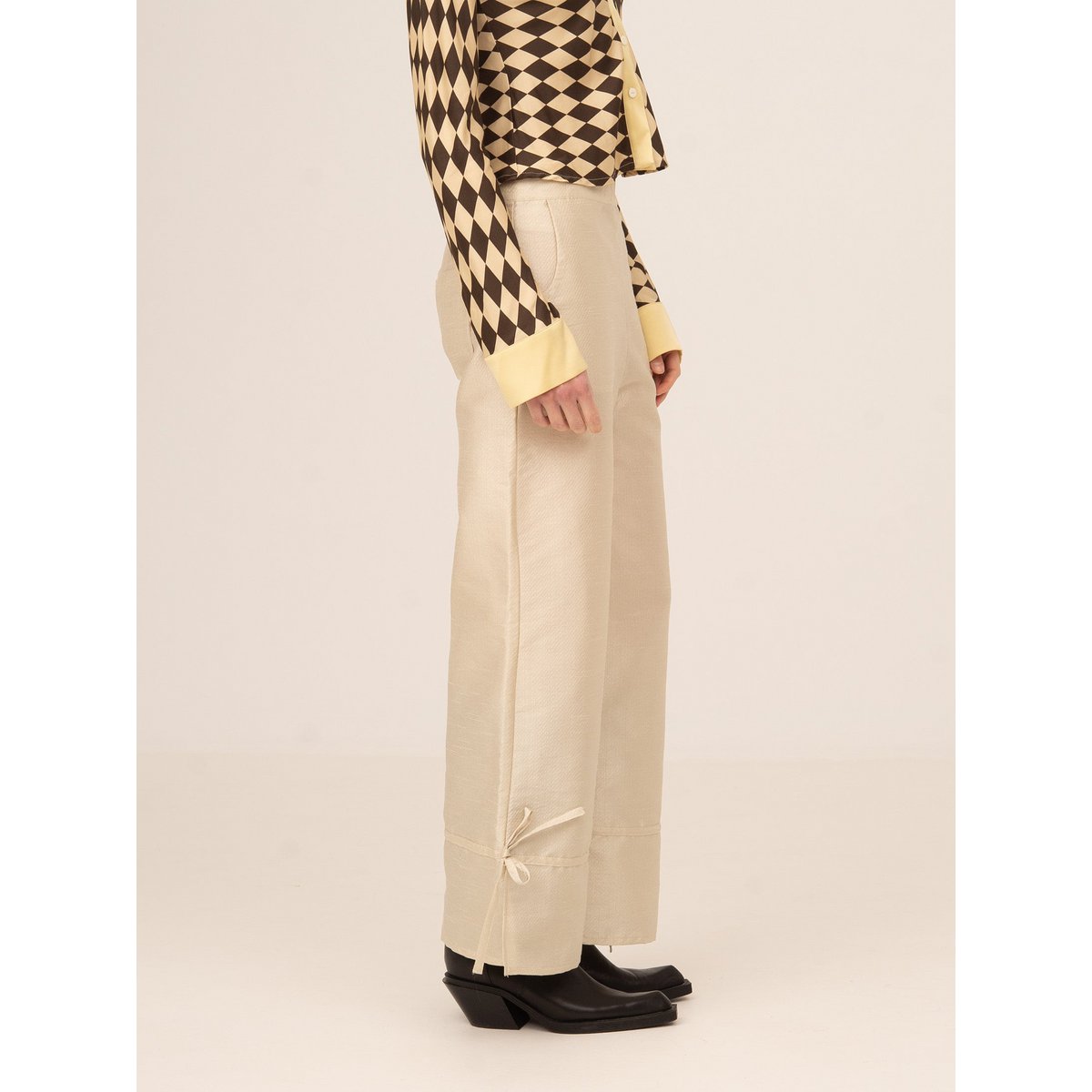 Clown Cream Sparkle Pants