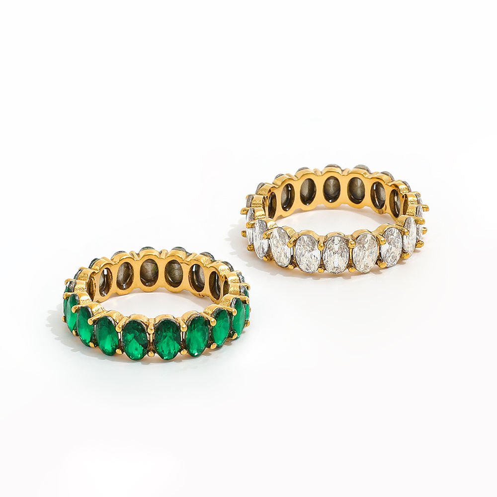 Ava - Eternity Ring Stack