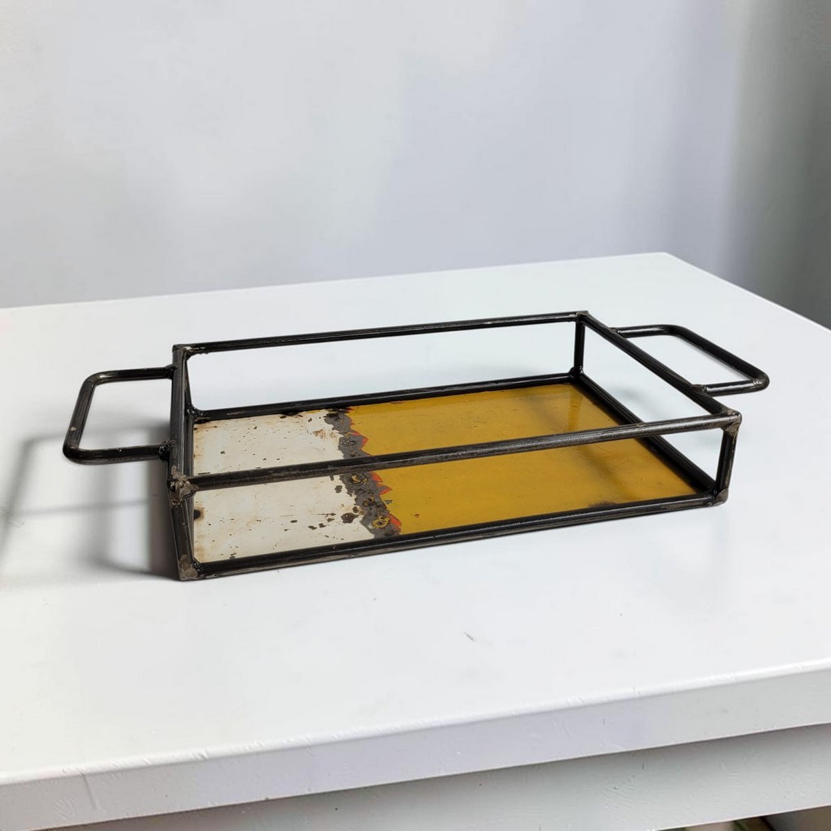 Upcycling bakje gemaakt van gerecyclede olievaten | Maat M (39*25cm) | verschillende kleuren