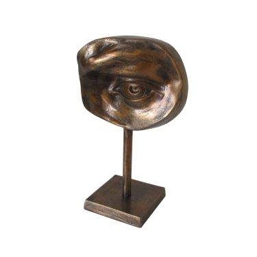 Déco. Oeil sur pied - Laiton Antique Brillant