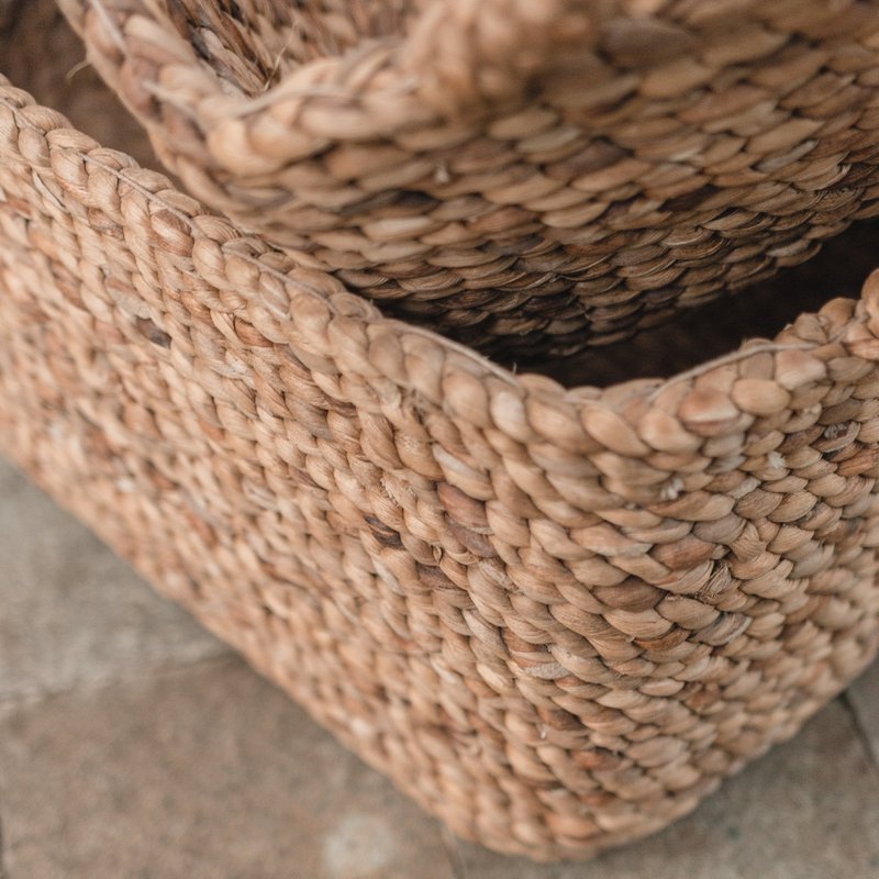 Storage Basket TANIMBAR made from Water Hyacinth
