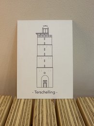 Ansichtkaart Brandaris Terschelling