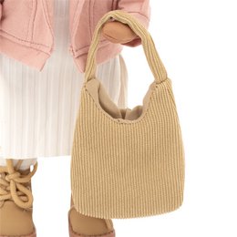 Zacht speelgoed, lieve zussen - Tina in een roze jas + bonusaccessoires set (35 cm)