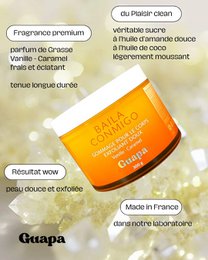 GUAPA Gentle Exfoliating Body Scrub - Caramel Vanilla