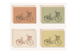 Sustainable card + envelope | Women's bike | elderflower