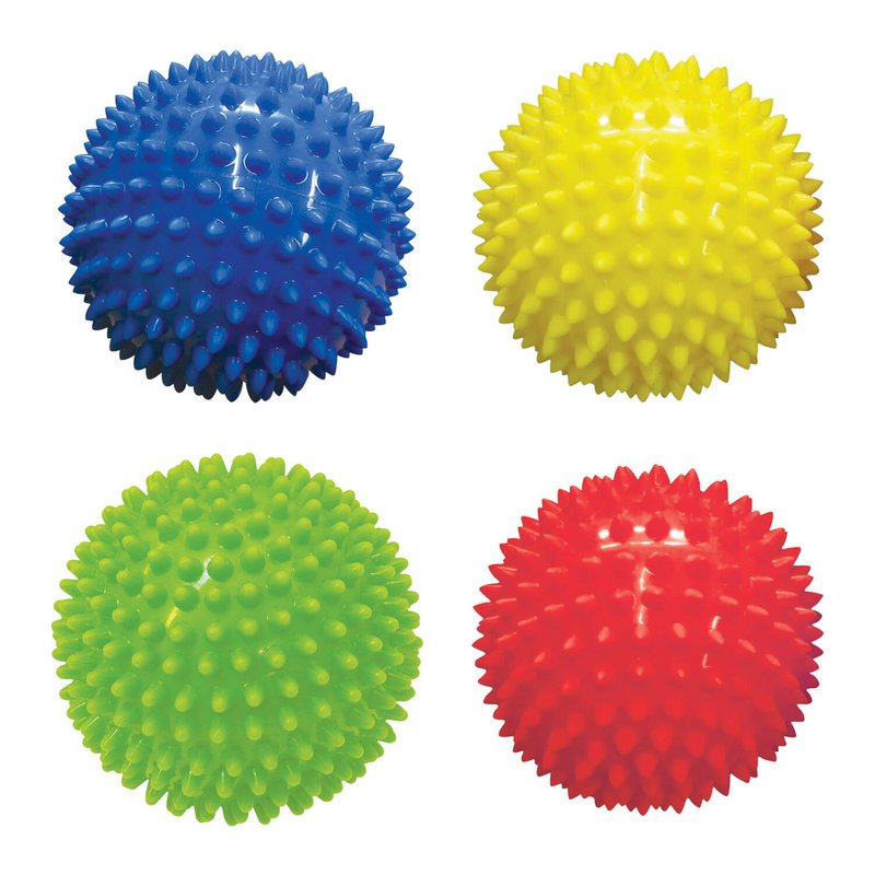 Edushape Sensory Baby Balls Set på 4 - 10 cm