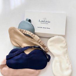 22 Momme Schlafmaske aus Maulbeerseide – inklusive Geschenkbox