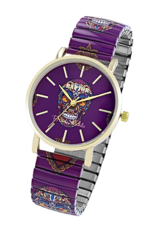 Montre-bracelet Raptor pour femme "Frida Kahlo Edition" avec cordon
