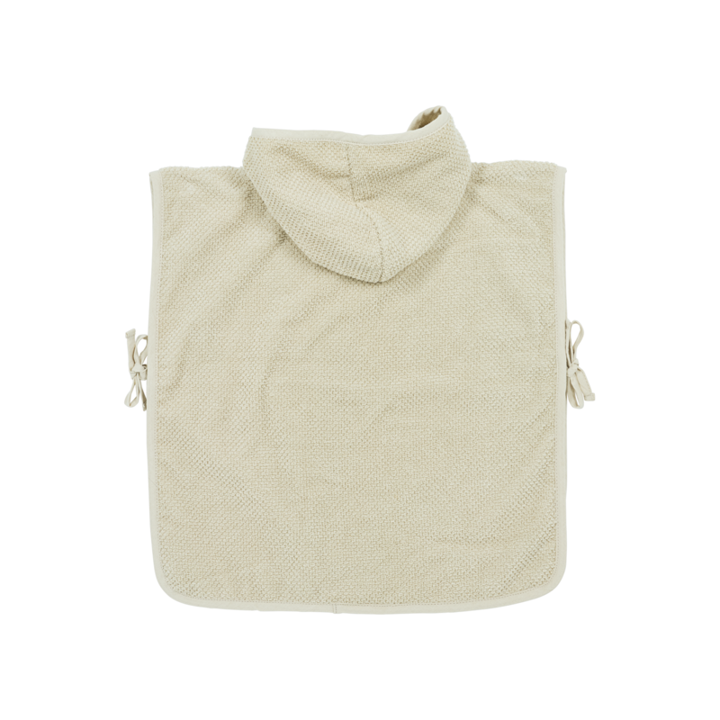 Badeponchofrotté Popcorn Blødt sand