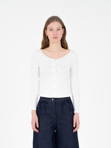 Heart White Top