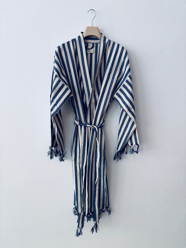 KIMONO - MEDITERRANEAN - BLUE - WHITE