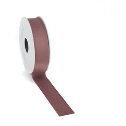 Dark rose-colored velvet ribbon, 5 meters long and 25 millimeters wide, suitable for various craft and decorative projects.