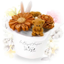 Buket med duft af bomuldsblomster