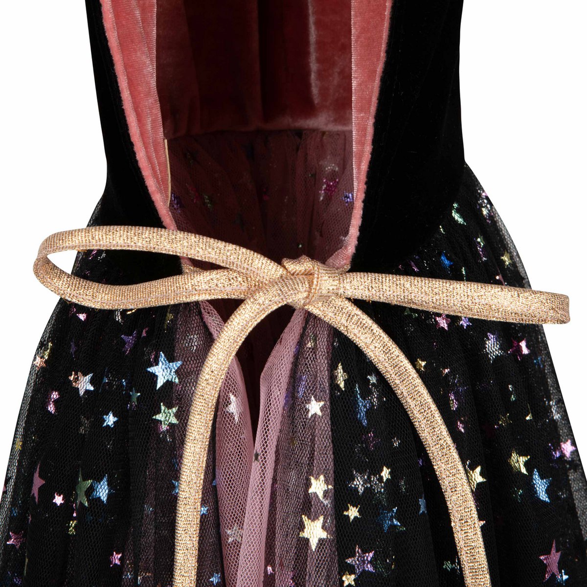 Magico mantello bifacciale per bambini "Stelle arcobaleno"