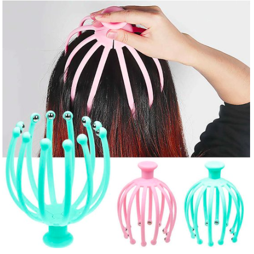 Without Lemons Handy Claws Head Massage Spin - Pink