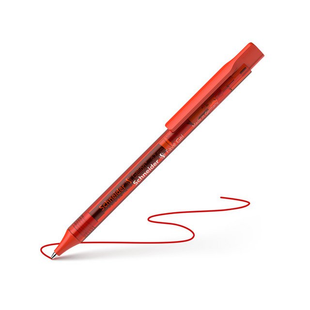 Gelpen Schneider Fave rood 0.4mm