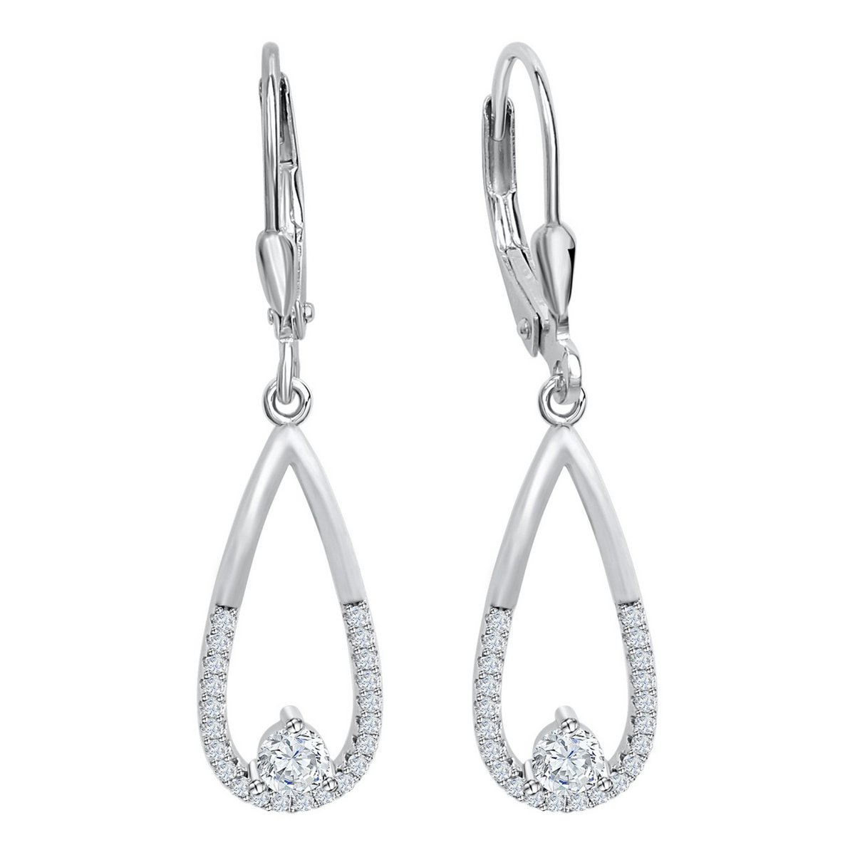 Oorbellen 925 zilver zirkonia