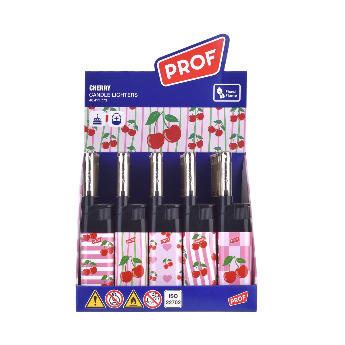 Briquet PROF Fixflame Cobia Cherry – Flamme Classique