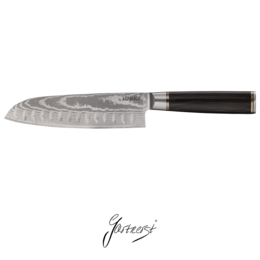 Gartnerst® Santokumesser »"LESSBLADE" 180mm / 7''«, Damaszener Stahl