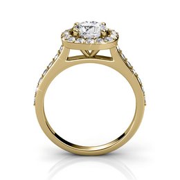 Cushy Ring - Gold and Crystal