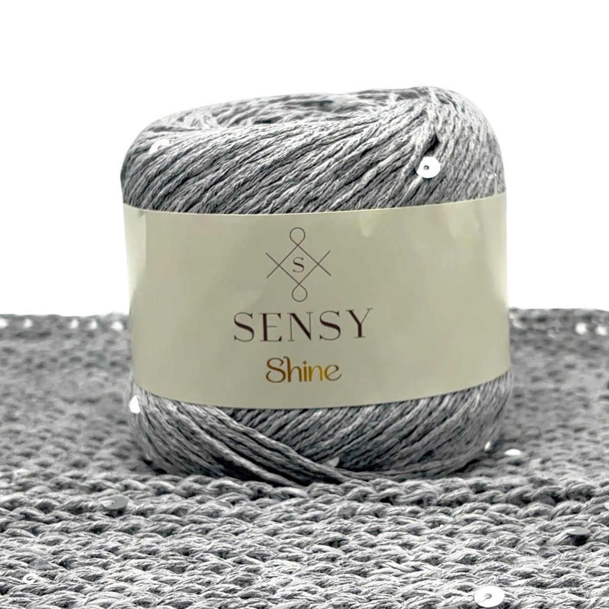 Filato Sensy Shine, 3,5 once, 340 iarde, calibro 2 fine