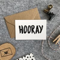 Mini-card - Hooray