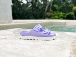 thies 1856 ® Ecofoam Plateau Sandal vegan orchid pink