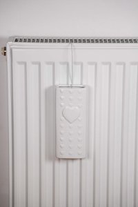 Ceramic humidifier hearts white Isabelle Rose