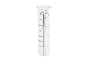 Regenmeter helder glas