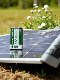 Ecorevolt 9V-Pile genopladelig USB-C 650 mAh