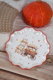 Vintage Autumn dessert plate 16 cm Isabelle Rose