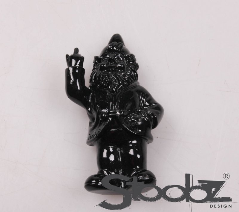 STOOBZ DESIGN F*CK YOU KABOUTER MAGNEET 4 KLR ASS Z/W/G/Z 9 CM