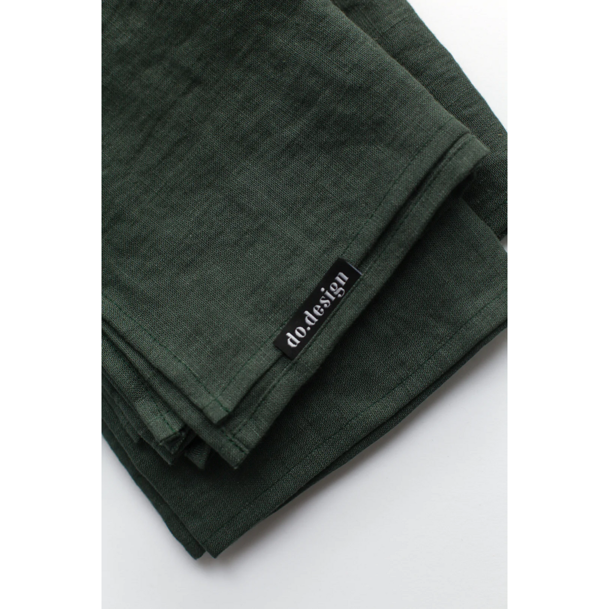 Paño de cocina / Verde bosque, 100% lino