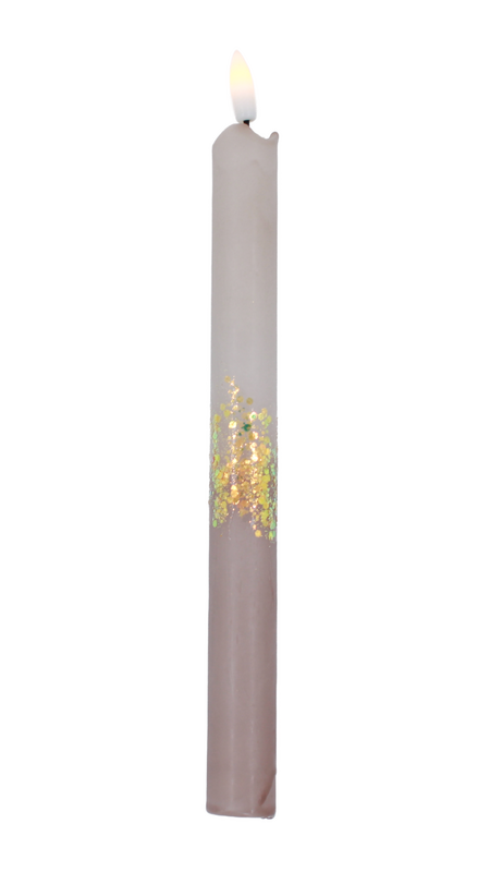 Bougie LED Northern Lights Sable Doré