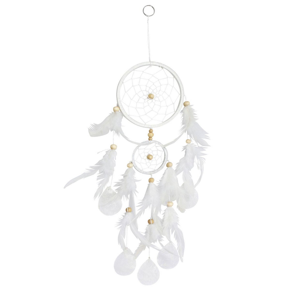 Window decoration dream catcher white 12cm