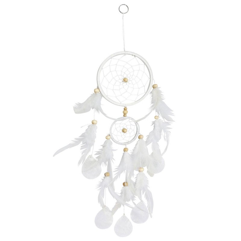 Window decoration dream catcher white 12cm