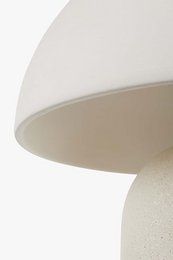 Handmade table lamp Maeve from Portuguese earthenware, natural