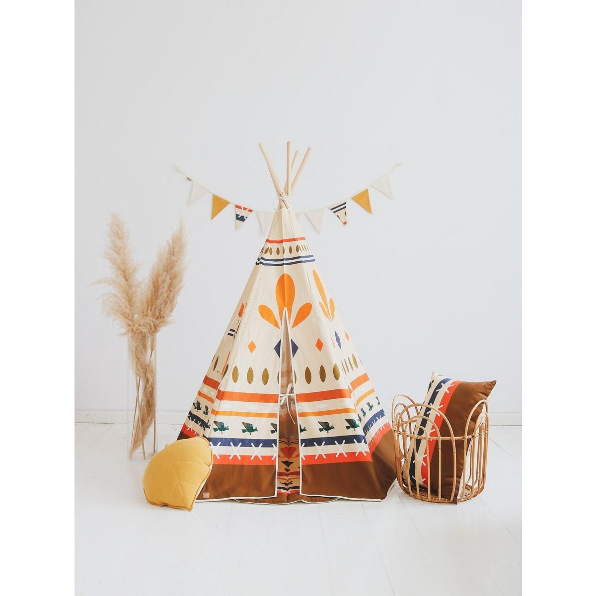 Tipi- und Matten-Set „Native Vibe“.