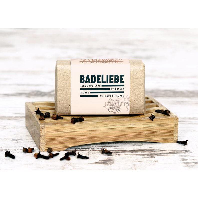 BADELIEBE - Hartseife Tangerine & Gewürznelke Olive & Coconut Oil Soap