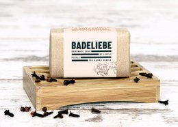 BADELIEBE - Hartseife Tangerine & Gewürznelke Olive & Coconut Oil Soap