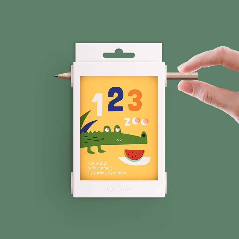 Libro de aprendizaje para niños - Scrollino 123 ZOO