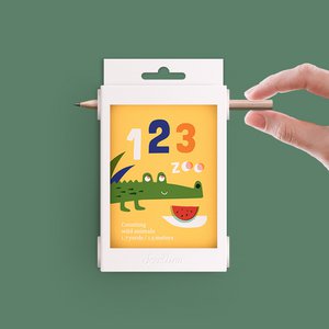 Learning Book for Kids - Scrollino 123 ZOO