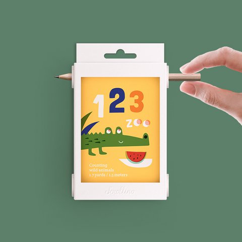 Lernbuch für Kinder – Scrollino 123 ZOO