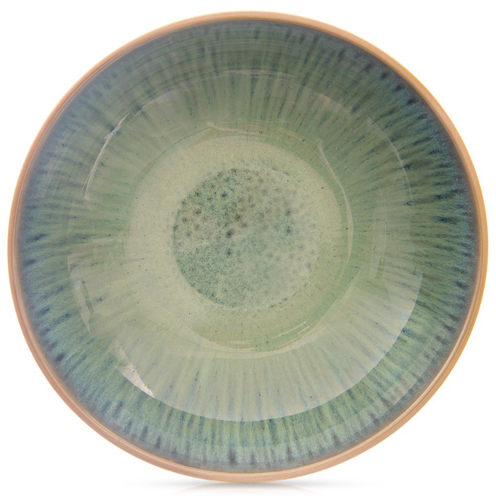 Miska zupa ceramiczna zielona 20,5 cm, 900 ml