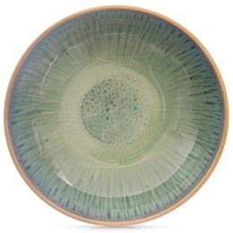 Miska zupa ceramiczna zielona 20,5 cm, 900 ml
