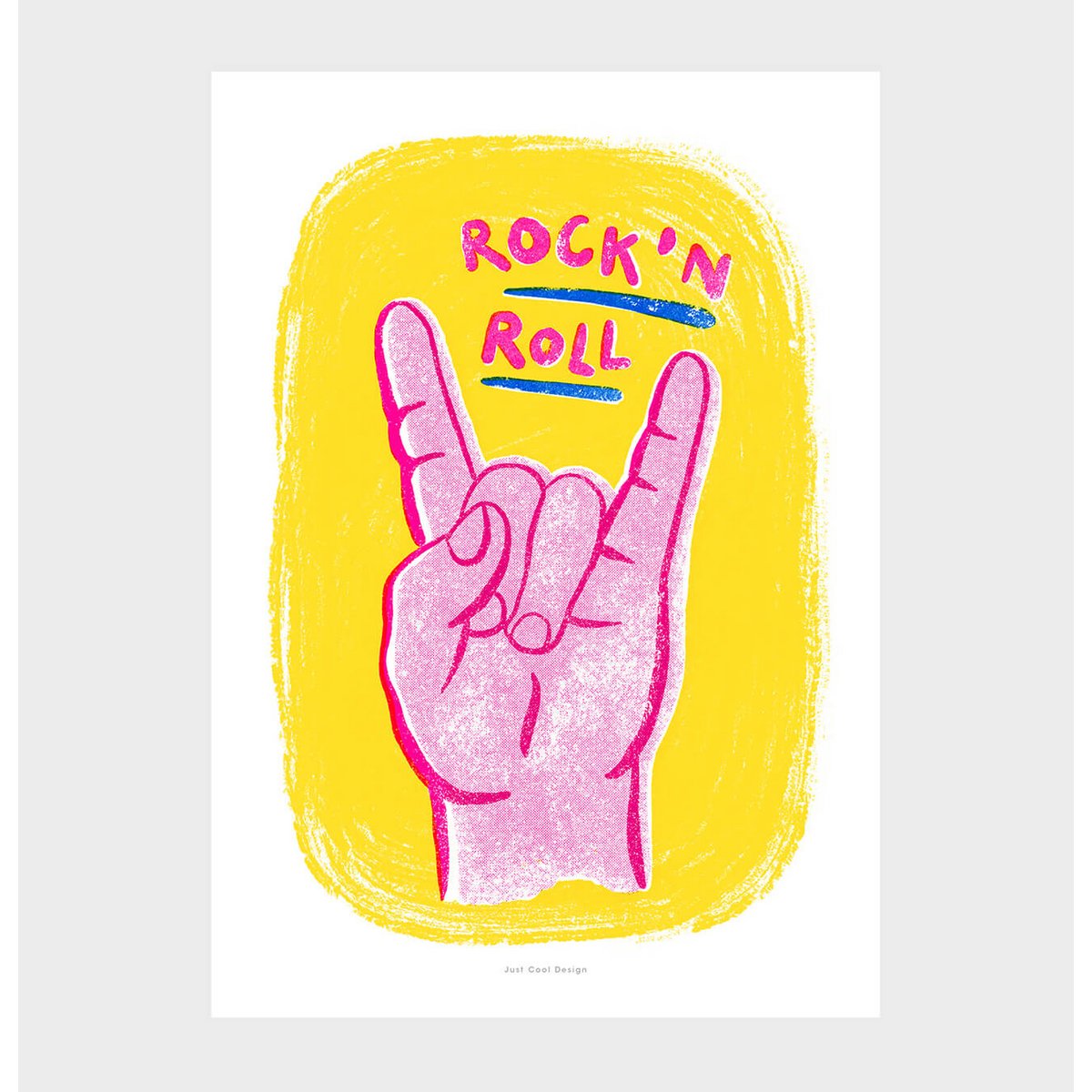 Rock and Roll wall art print