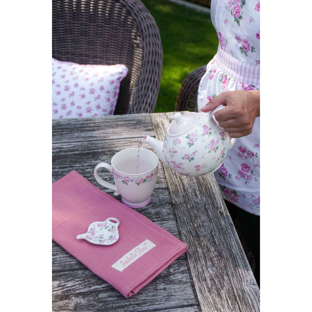 Porseleinen mok Lucy patroon 430 ml Isabelle Rose