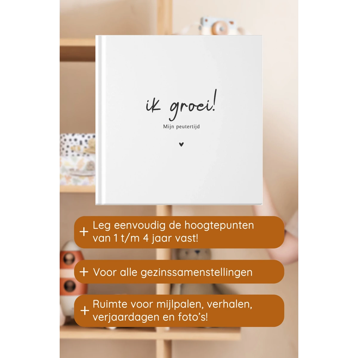 Fyllbooks Opgroeiboek Ik groei!